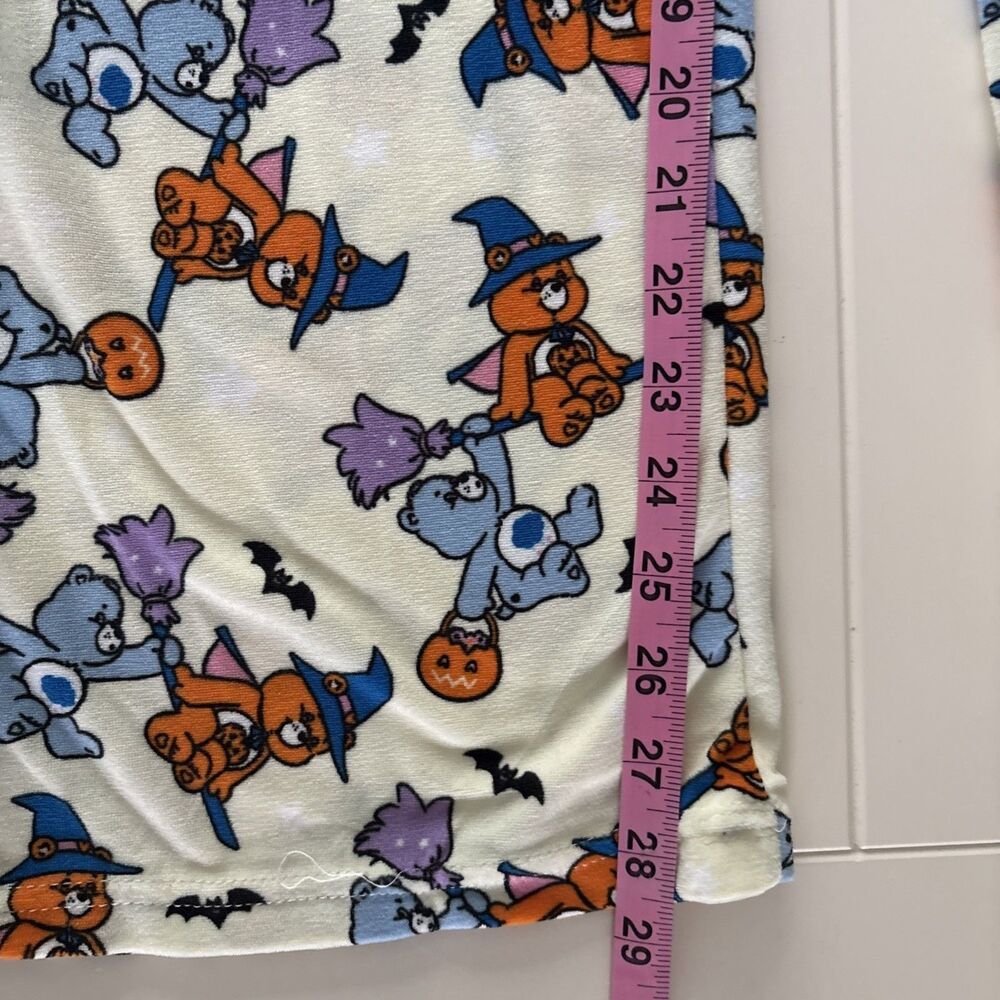 Care Bears Halloween Pajama Pants Womens Large Ghost Pumpkin Bat Fleece - Picture 8 of 8
